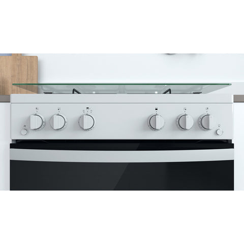 Indesit Gas freestanding  cooker: 60cm - ID67G0MCW/UK