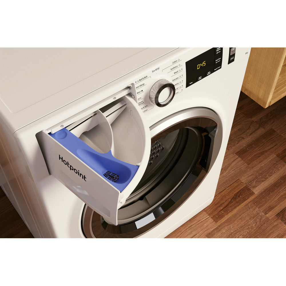 Hotpoint NM11948WCAUKN White 9kg Freestanding Washing Machine