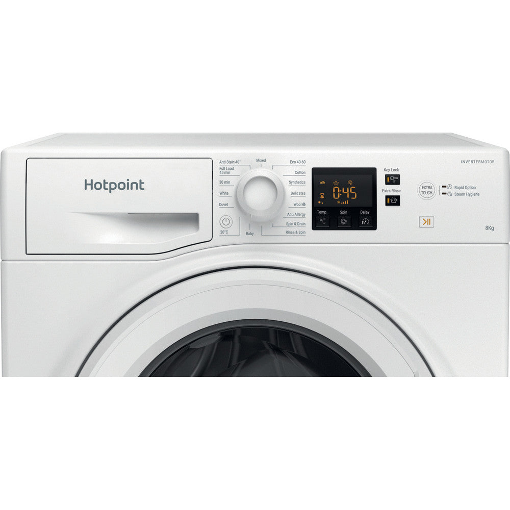 Hotpoint NSWF845W 8KG 1400 SPIN WASHING MACHINE - WHITE