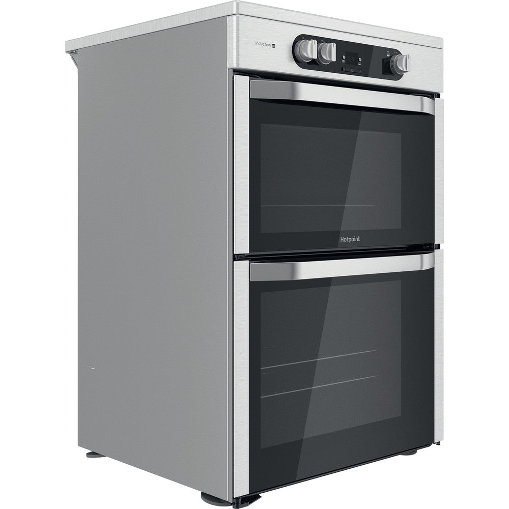 Hotpoint HDM67I9H2CX  induction Double Electric 60cm Cooker - Stainless
