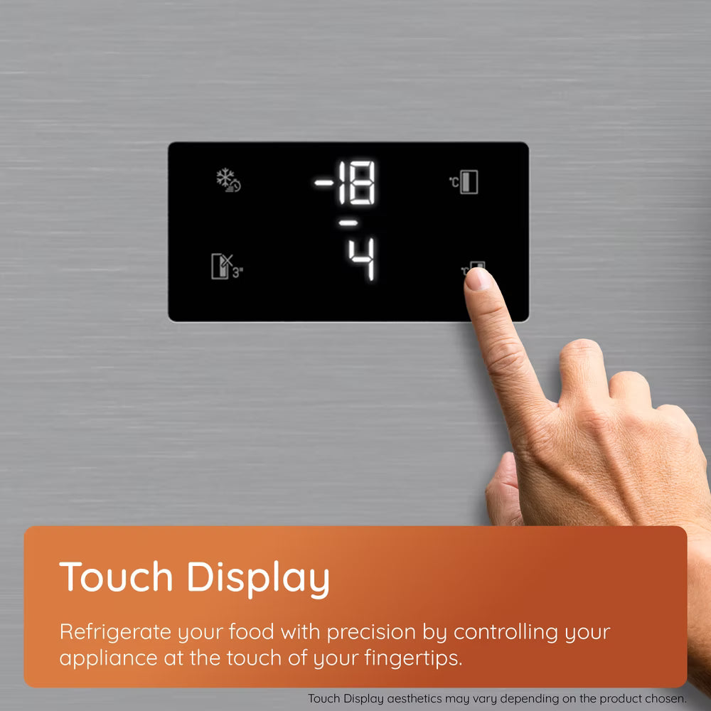Hotpoint HPKF 6353 XBR4UK Dual No Frost 50/50 Fridge Freezer with VitalCare- Dark Inox