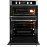 Whirlpool AKL309IX Built-in Double Oven in Inox and Black