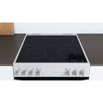 Indesit Electric freestanding double cooker: 60cm - ID67V9KMW/UK