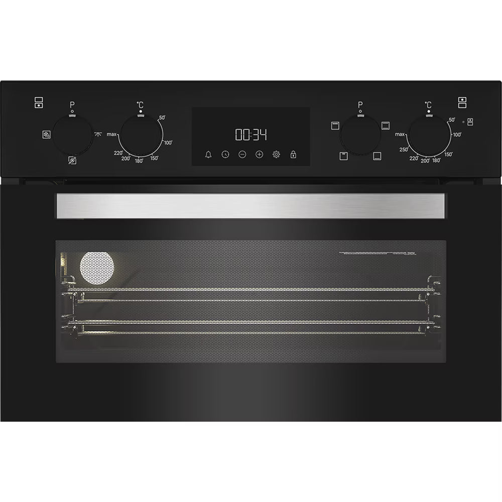 Hotpoint Built In Electric double Oven -  DIH10DB Black