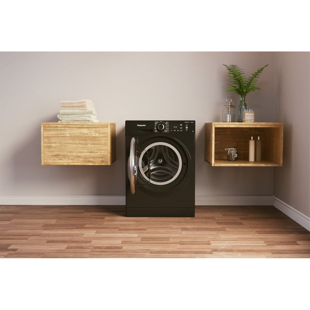 Hotpoint ActiveCare NM11946B Black 9kg Washing Machine