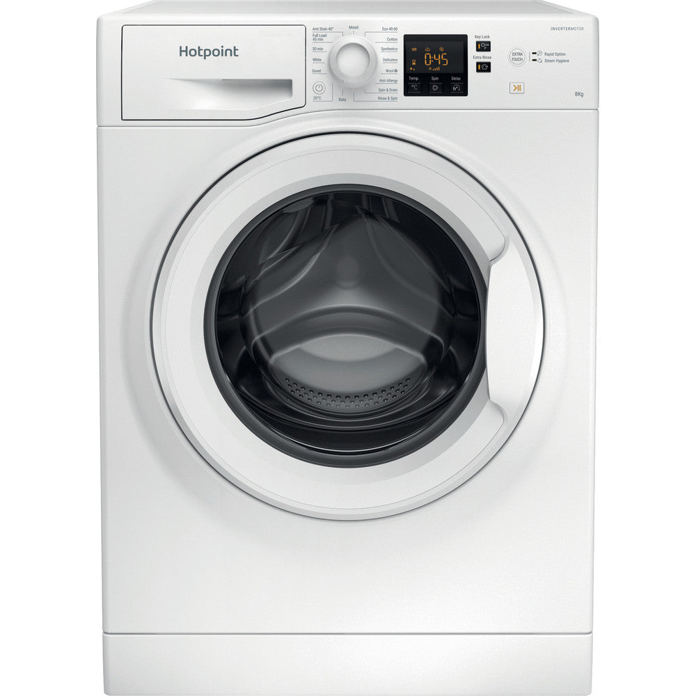 Hotpoint NSWF845W 8KG 1400 SPIN WASHING MACHINE - WHITE