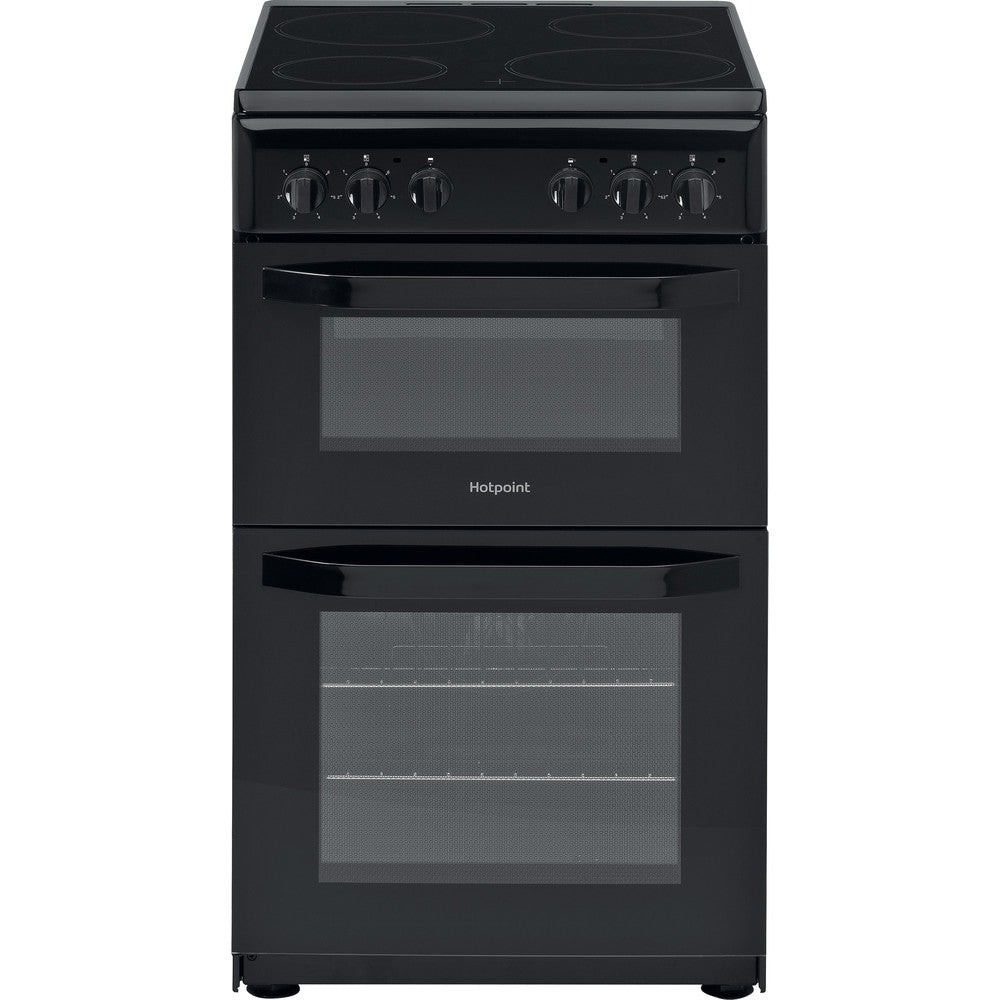 Hotpoint HD5V92KCB/UK Cooker - Black 50cm