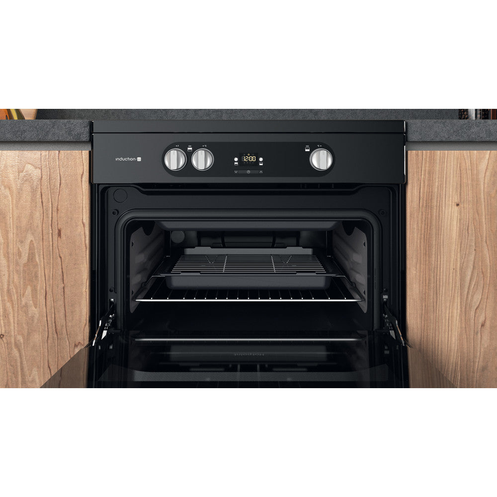 Hotpoint HDM67I9H2CB/U  induction Double Electric 60cm Cooker - Blac