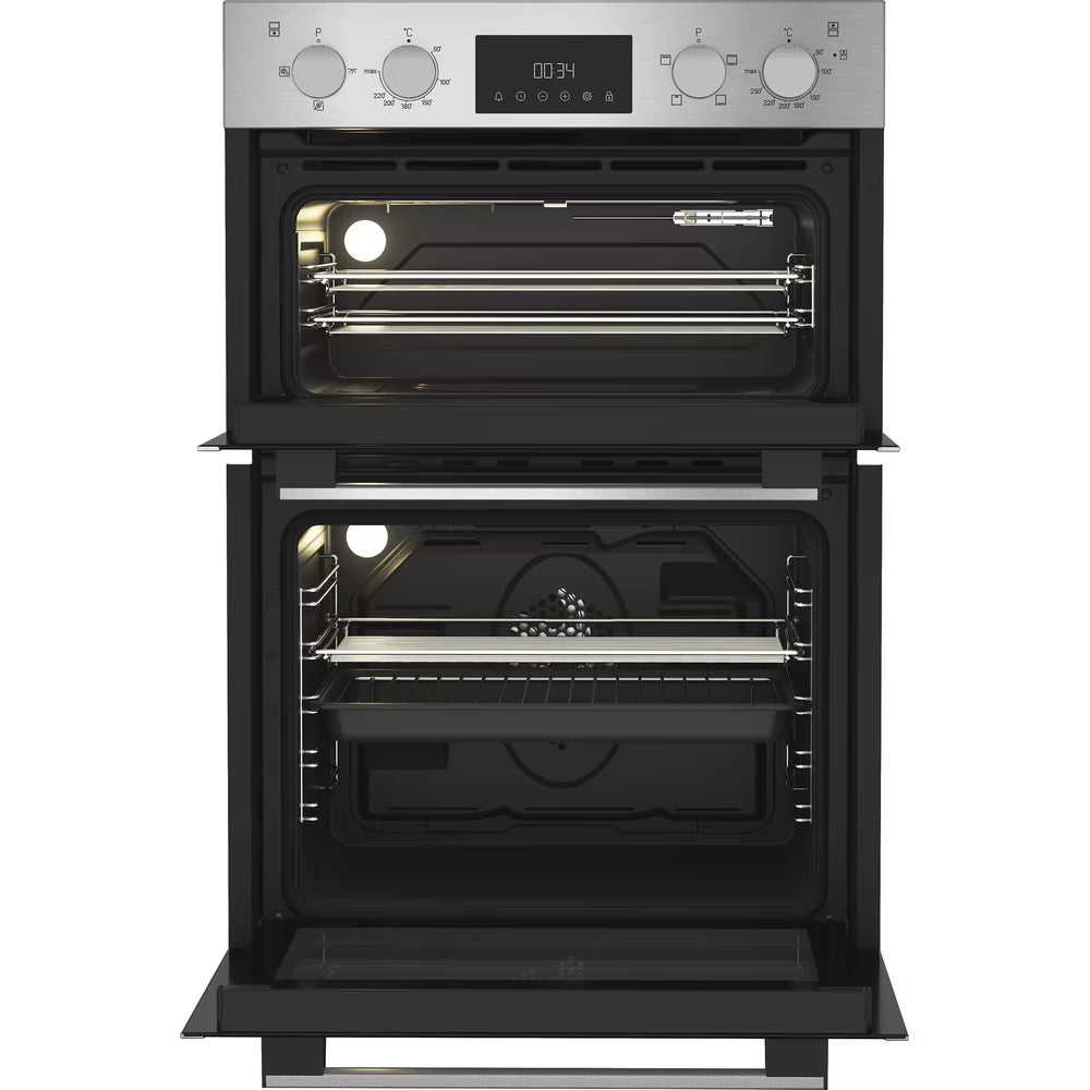 Hotpoint Built In Electric double Oven -  DIH10D1IX STAINLESS STEEL
