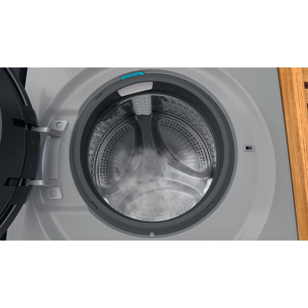 Hotpoint H8W946SB UK 9kg auto-dose Washing Machine - Silver