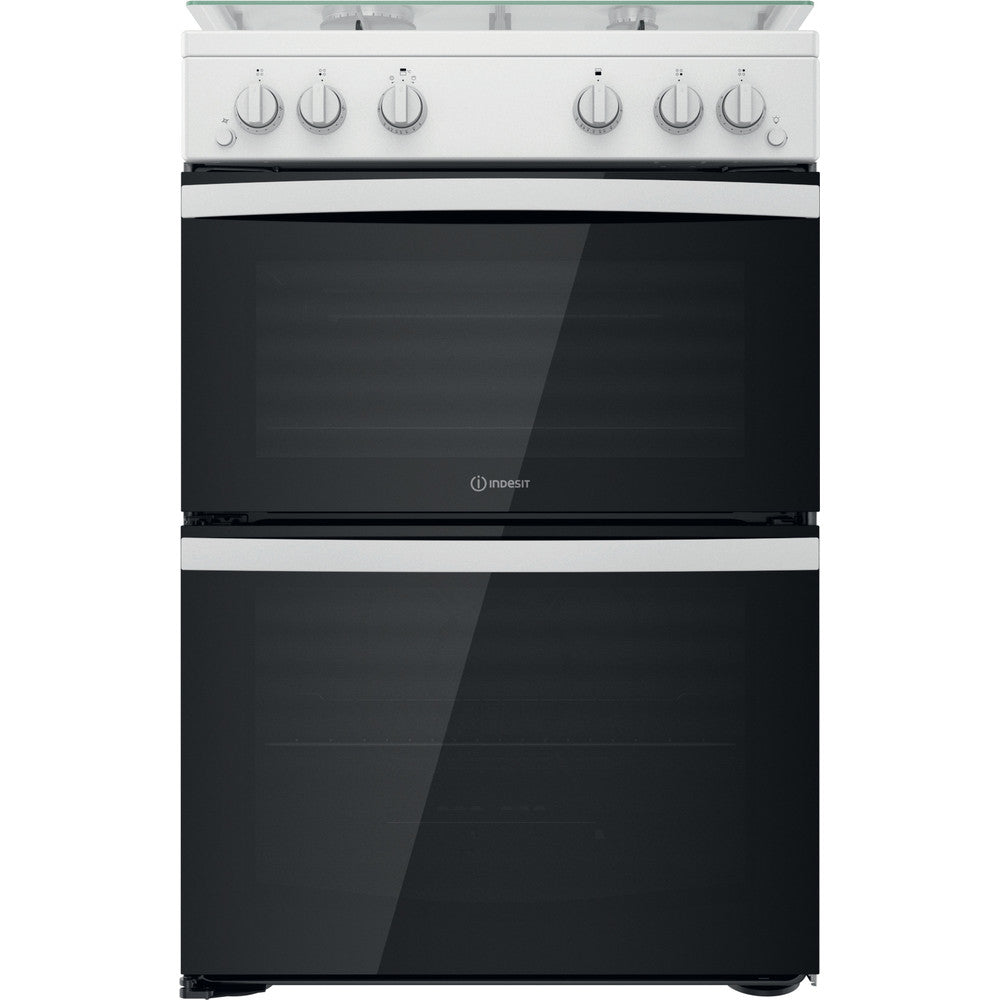 Indesit Gas freestanding  cooker: 60cm - ID67G0MCW/UK