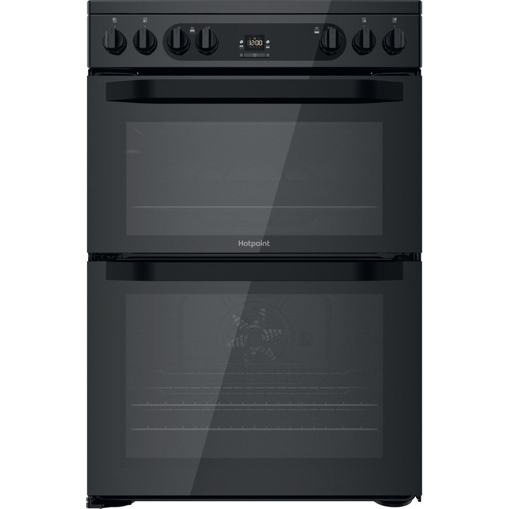 Hotpoint HDM67V92HCB/U Electric Double Cooker - Black