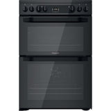 Hotpoint HDM67V92HCB/U Electric Double Cooker - Black