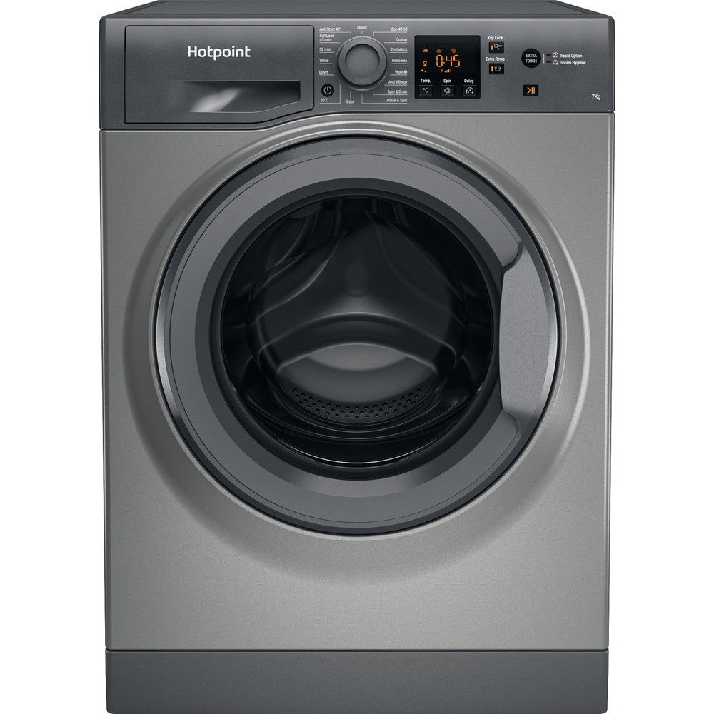 Hotpoint NSWF 743GG UK N Washing Machine - Graphite