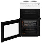 Beko 50cm Twin Cavity Electric Cooker -kd533aw