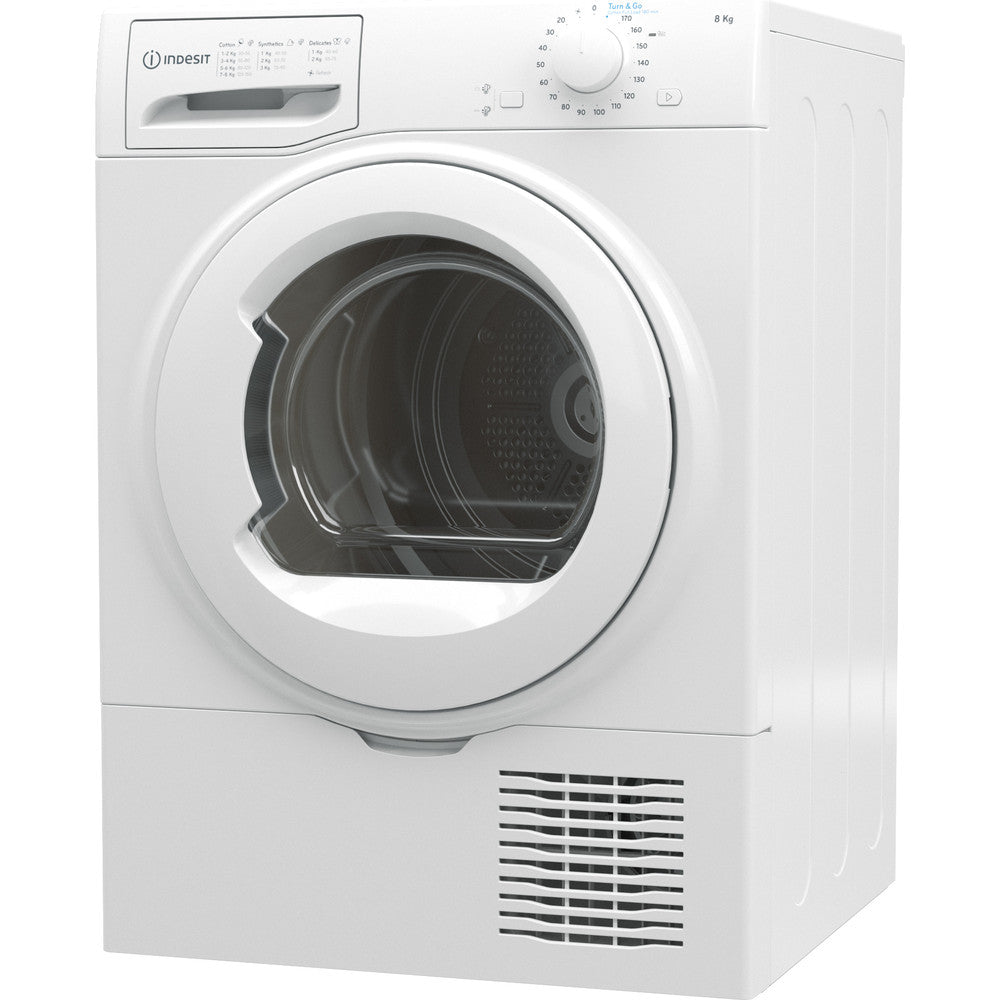 Indesit I2D81W 8kg Condenser Tumble Dryer - White