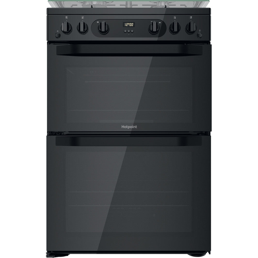 Hotpoint HDM67G0CCCB/U Double Cooker - Black