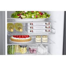 Samsung RL38A776ASR/EU 59.5cm 70/30 Frost Free Fridge Freezer with Twin Cooling Plus - Real Steel