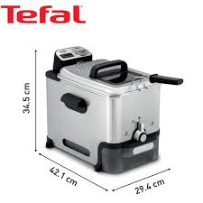 TEFAL Oleoclean Pro FR804040 Deep Fryer - Stainless Steel