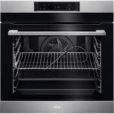 AEG BPK748380M Single Oven Built In Electric in Stainless Steel