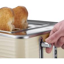 Russell Hobbs 24383 Inspire 4 Slice Toaster - Cream
