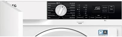AEG 6000 Series ProSense LFX6G8434BI Integrated 8 kg 1400 Spin Washing Machine