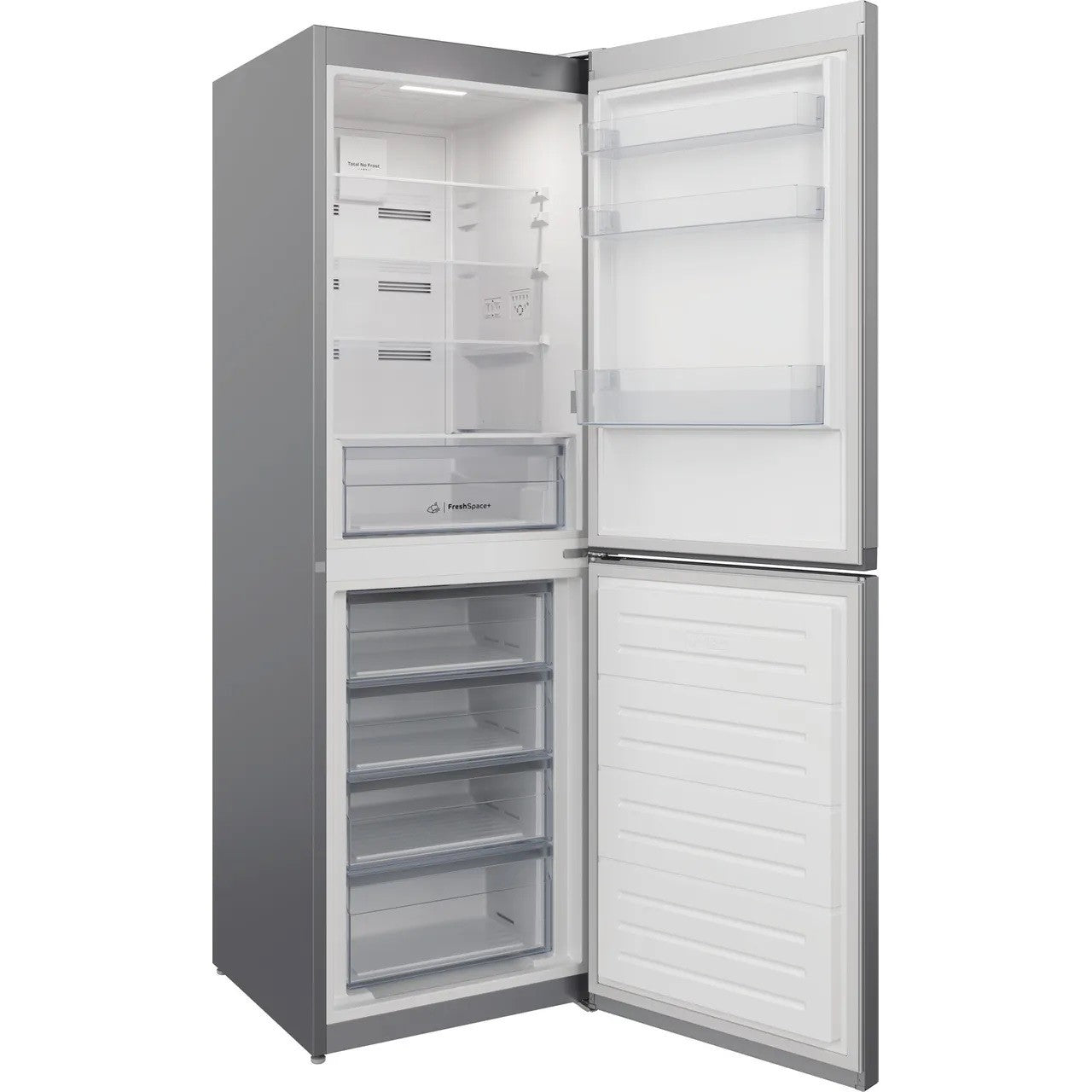 Indesit infc850tis1 freestanding fridge freezer-silver