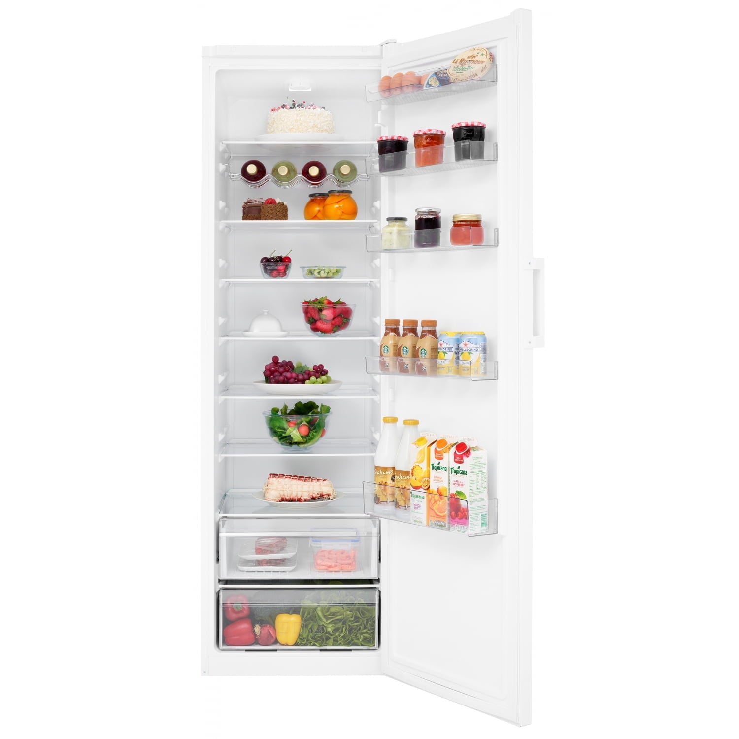 Beko LSP4579W Tall  freestanding Larder Fridge