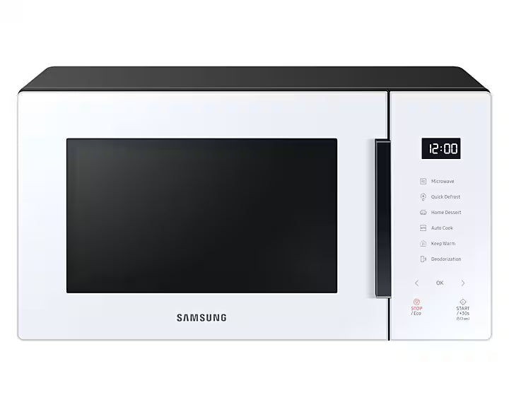 Samsung MS23T5018AK 23L Solo Microwave Oven Ceramic Inside™ Pure White