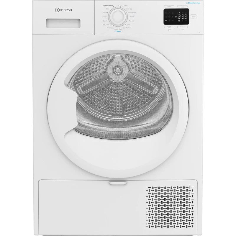 Indesit CYD92DWWUK Freestanding 9kg Heat Pump Tumble Dryer - WHITE