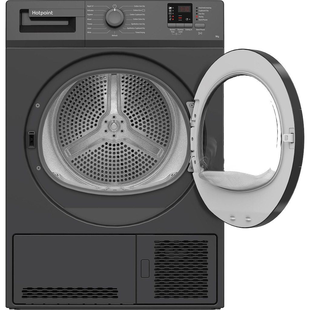 Hotpoint CHDC82GGGDUK 8Kg Sensor Condenser Tumble Dryer - Graphite