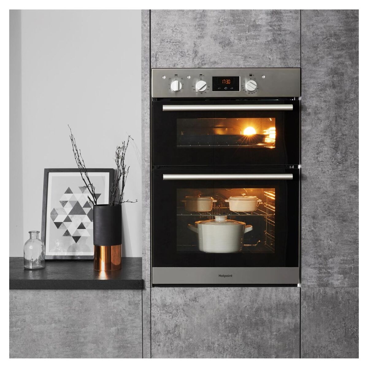 Hotpoint DD2844cix Built-in Oven - silver