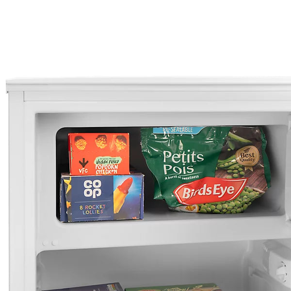 SIA SFR55WH 55cm Under Counter Fridge with Icebox – White