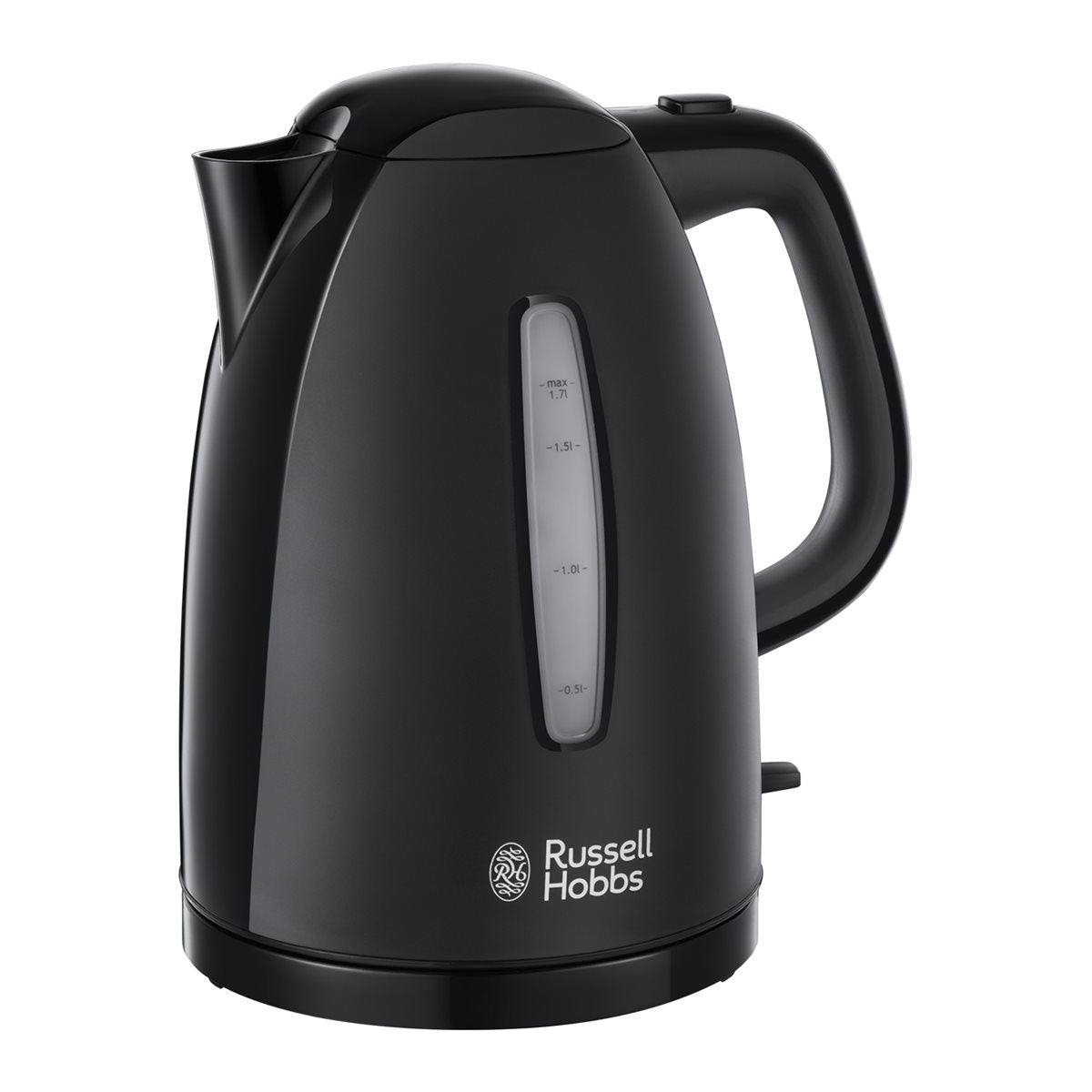 Russell Hobbs 21271 Textures Black Kettle – 1.7L Rapid Boil Electric Kettle