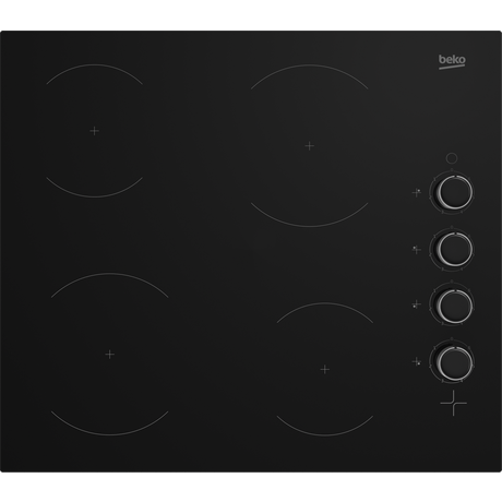 Beko CIHYV21B 58cm Ceramic Hob - Black