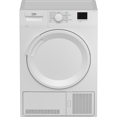 Beko DTLCE80051W 8kg Condenser Tumble Dryer - White