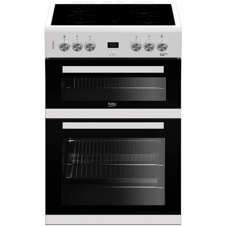 Beko EDC634W 60cm Double Oven Electric Freestanding Cooker  - White