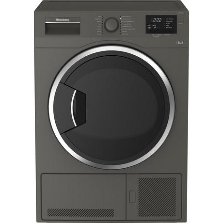 Blomberg LTK38030G 8kg Condensor Tumble Dryer - Graphite