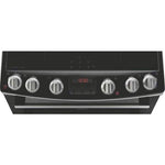Zanussi ZCI66288XA 60cm Electric Double Oven - Black and Stainless Steel