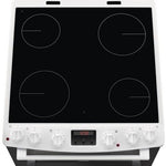 Zanussi ZCV66078WA 60cm Double Oven Electric Freestanding Cooker - White