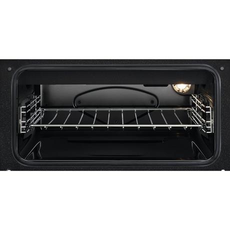 Zanussi ZCV66078XA 60cm Electric Double Oven with Ceramic Hob - Stainless Steel