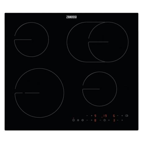 Zanussi ZHRX643K 59cm Ceramic Hob - Black