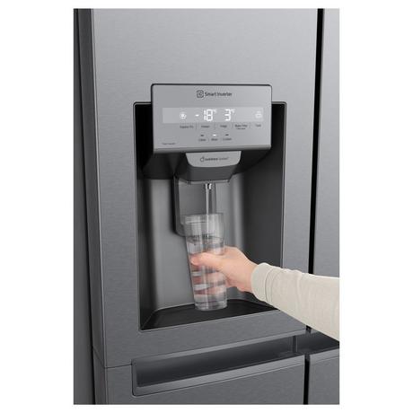 Lg GSLA80PZLD S / Steel, Side By Side Plumbed Ice And Water Fridge Freezer -D energy