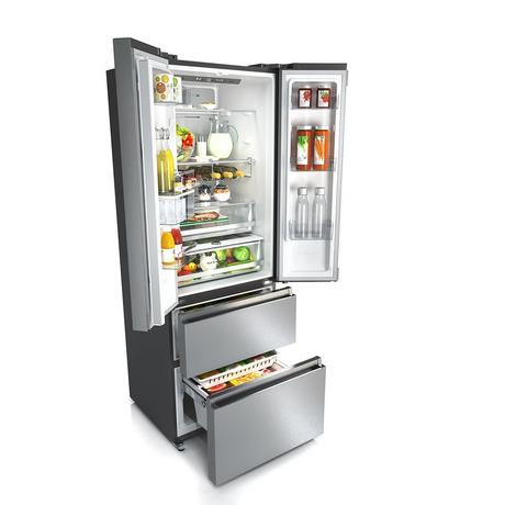 Hisense RF632N4WIE 70.4cm Frost Free Fridge Freezer - Stainless Steel