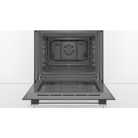 Bosch HHF113BR0B 59.4cm Serie 2 Built In Electric Single Oven - Stainless Steel