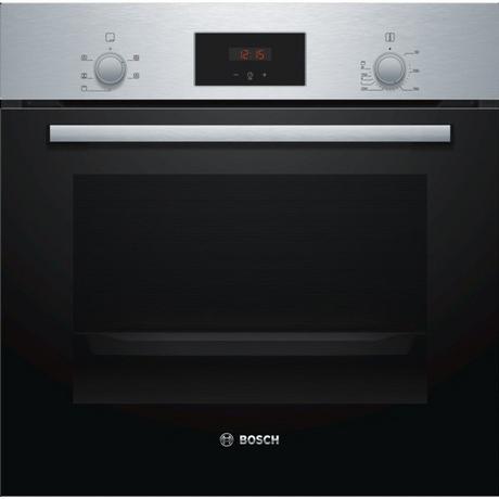 Bosch HHF113BR0B 59.4cm Serie 2 Built In Electric Single Oven - Stainless Steel
