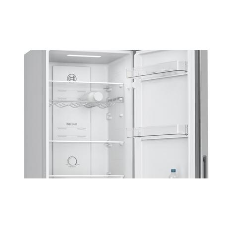 Bosch KGN27NLEAG 55cm Frost Free Fridge Freezer - Silver