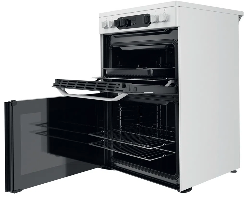 Hotpoint HDM67V9CMW Double Cooker - White