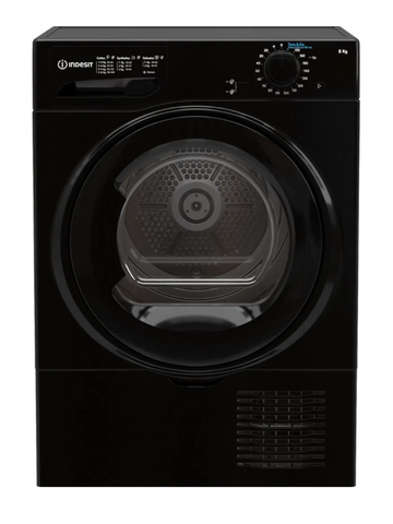 Indesit i2d81b Condenser Tumble Dryer - Black