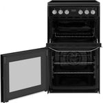 Hotpoint HD5V93CCB 50cm Double Oven Electric Cooker - Black